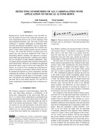Detecting Symmetries of All Cardinalities With Application to Musical 12-Tone Rows