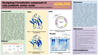 Designing ferredoxins composed of only prebiotic amino acids