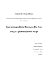 Recovering Prebiotic Rossmann-like Folds Using AI-guided Sequence Design